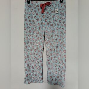 New Mint Hearts PJ Pants / Size 3X